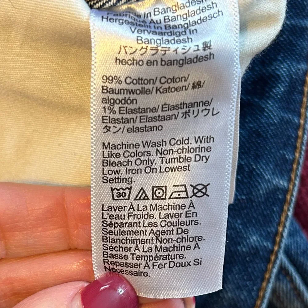 J Crew Curvy Classic Vintage Straight Leg Jeans, 32 (Measurements below) - Picture 7 of 7